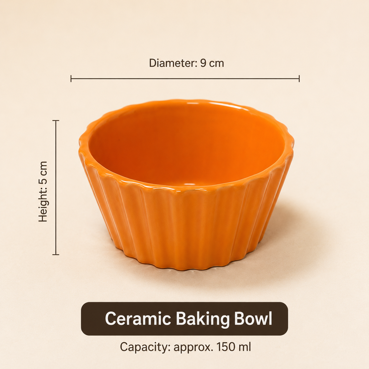 Ceramic Baking Bowl – 150 ml