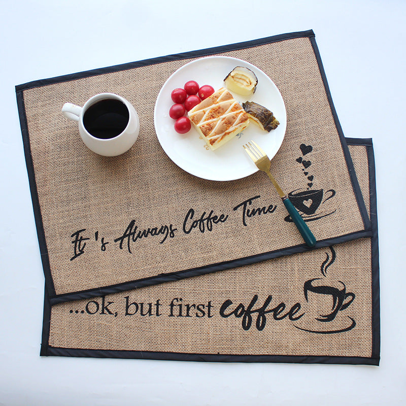 Coffee Time Place Mat