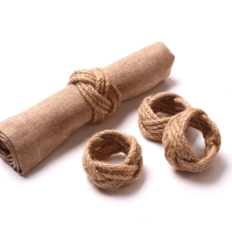 Rustic Straw Napkin Holder