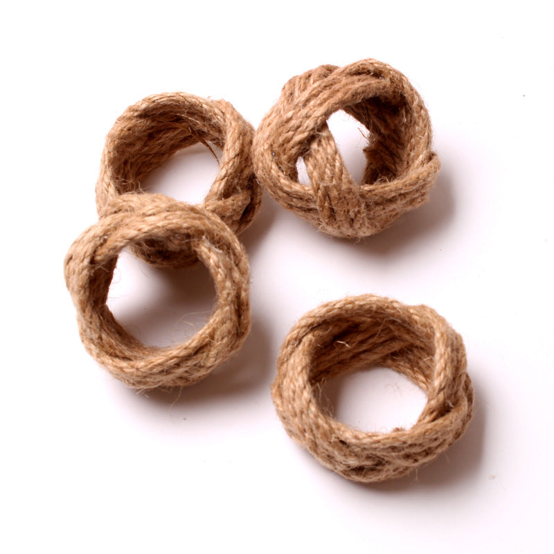 Rustic Straw Napkin Holder