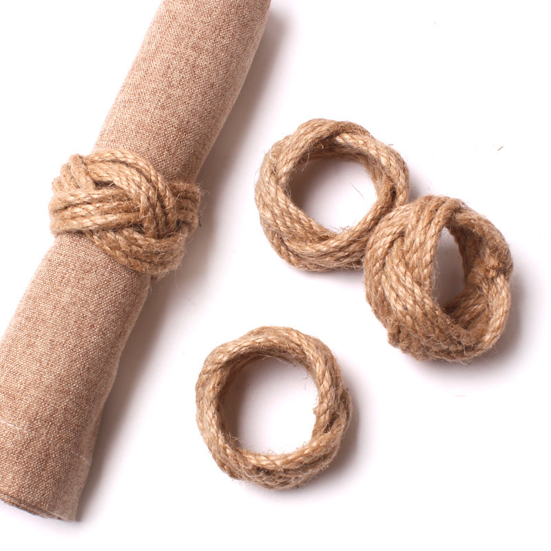 Rustic Straw Napkin Holder
