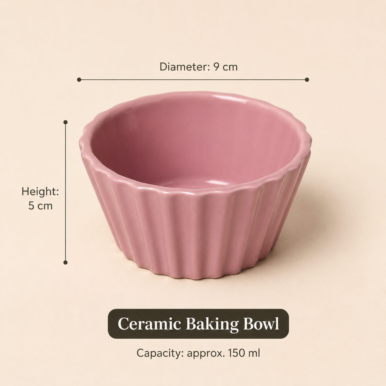 Ceramic Baking Bowl – 150 ml