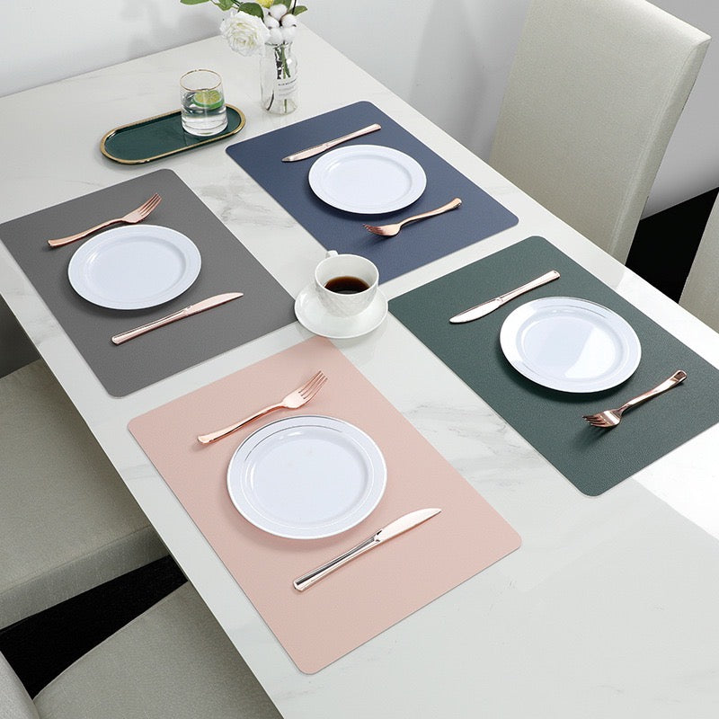 Double Face PU leather placemat