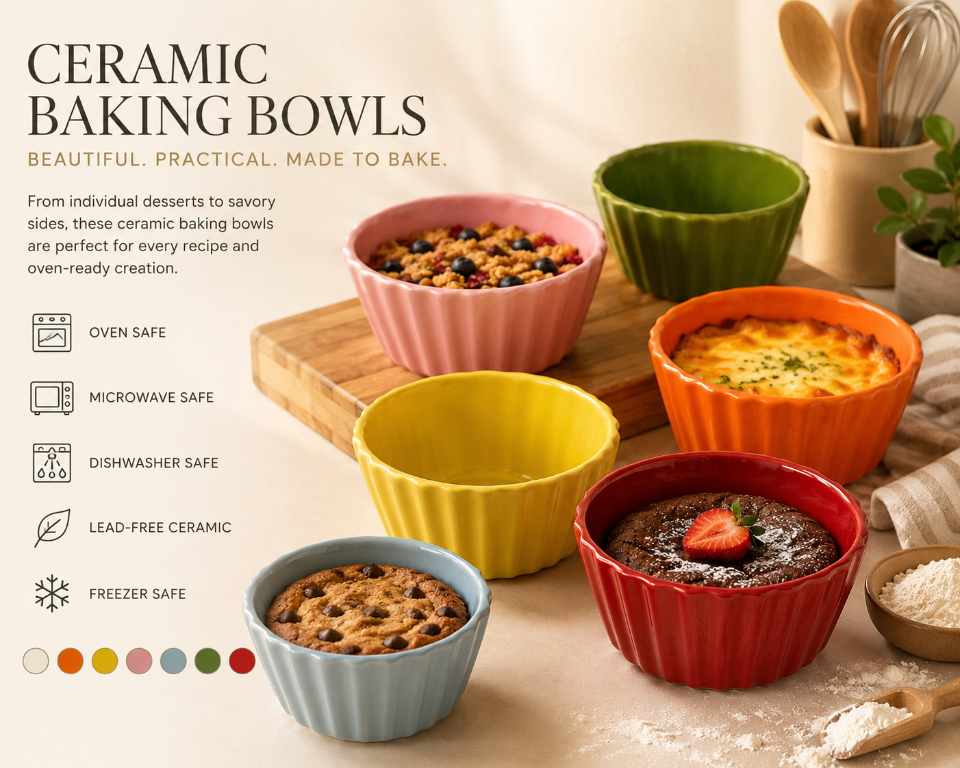Ceramic Baking Bowl – 150 ml