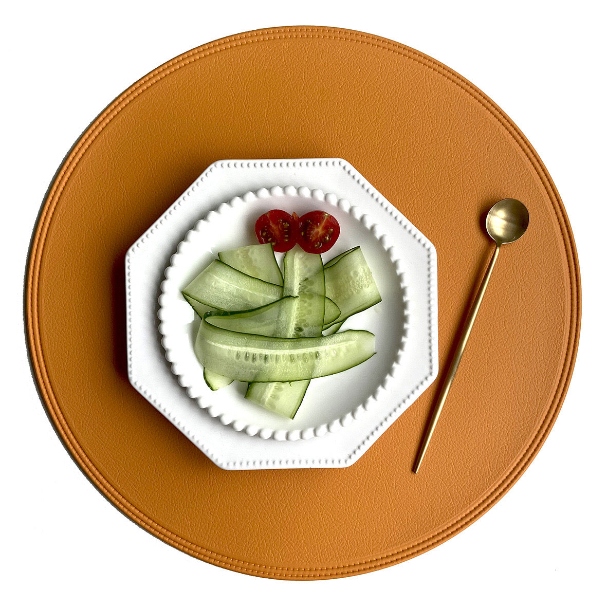 PU Leather Circle Placemat