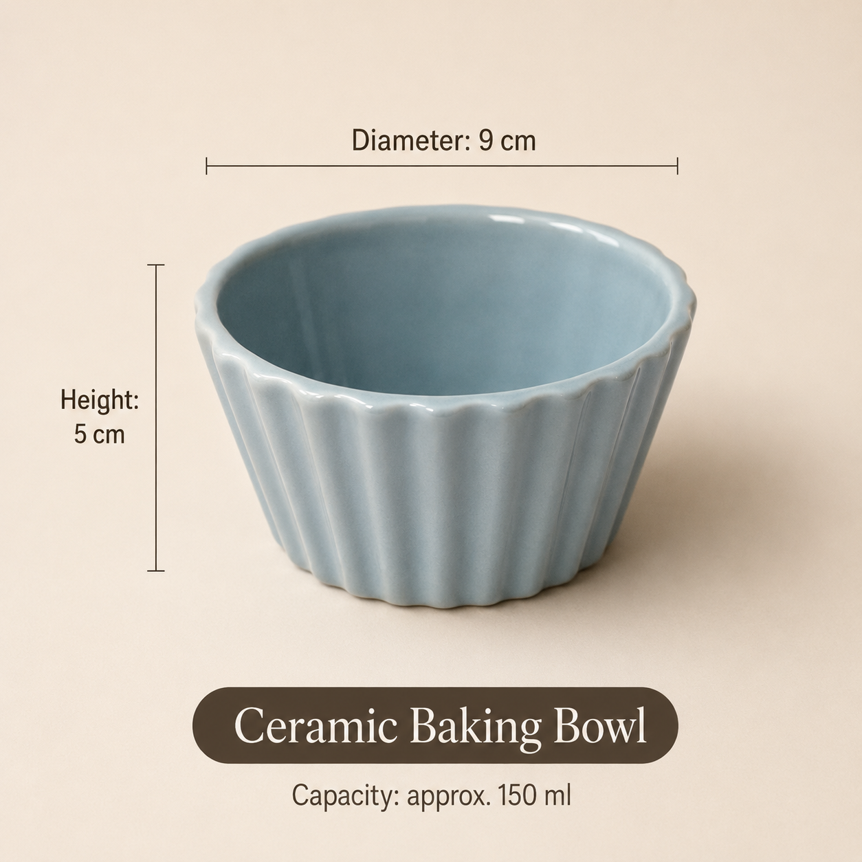 Ceramic Baking Bowl – 150 ml
