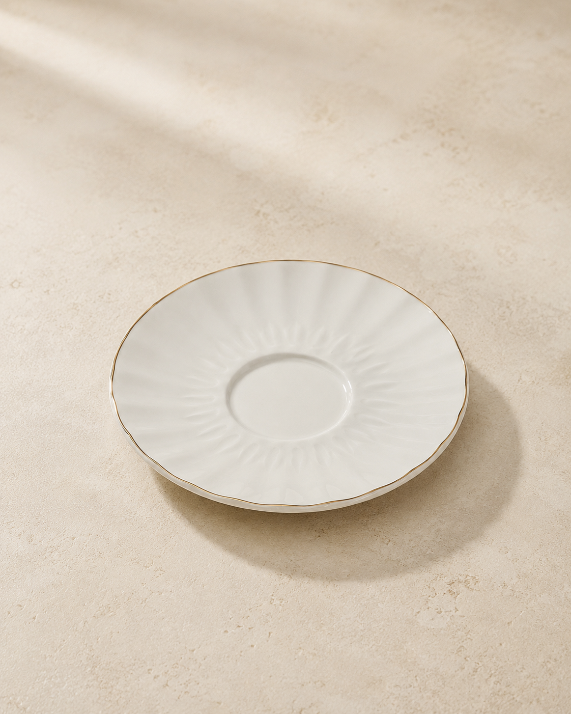 Elegant Ceramic Coffee Cup & Saucer Set – 6 Pieces