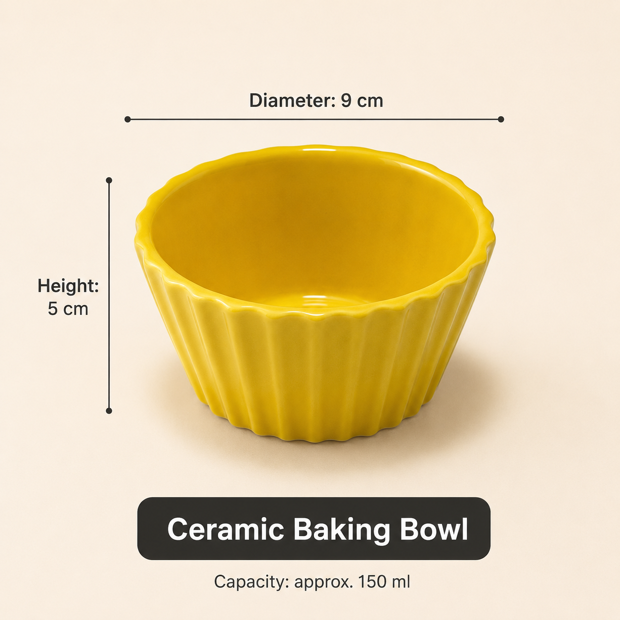 Ceramic Baking Bowl – 150 ml