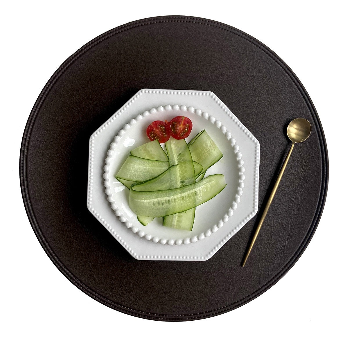 PU Leather Circle Placemat