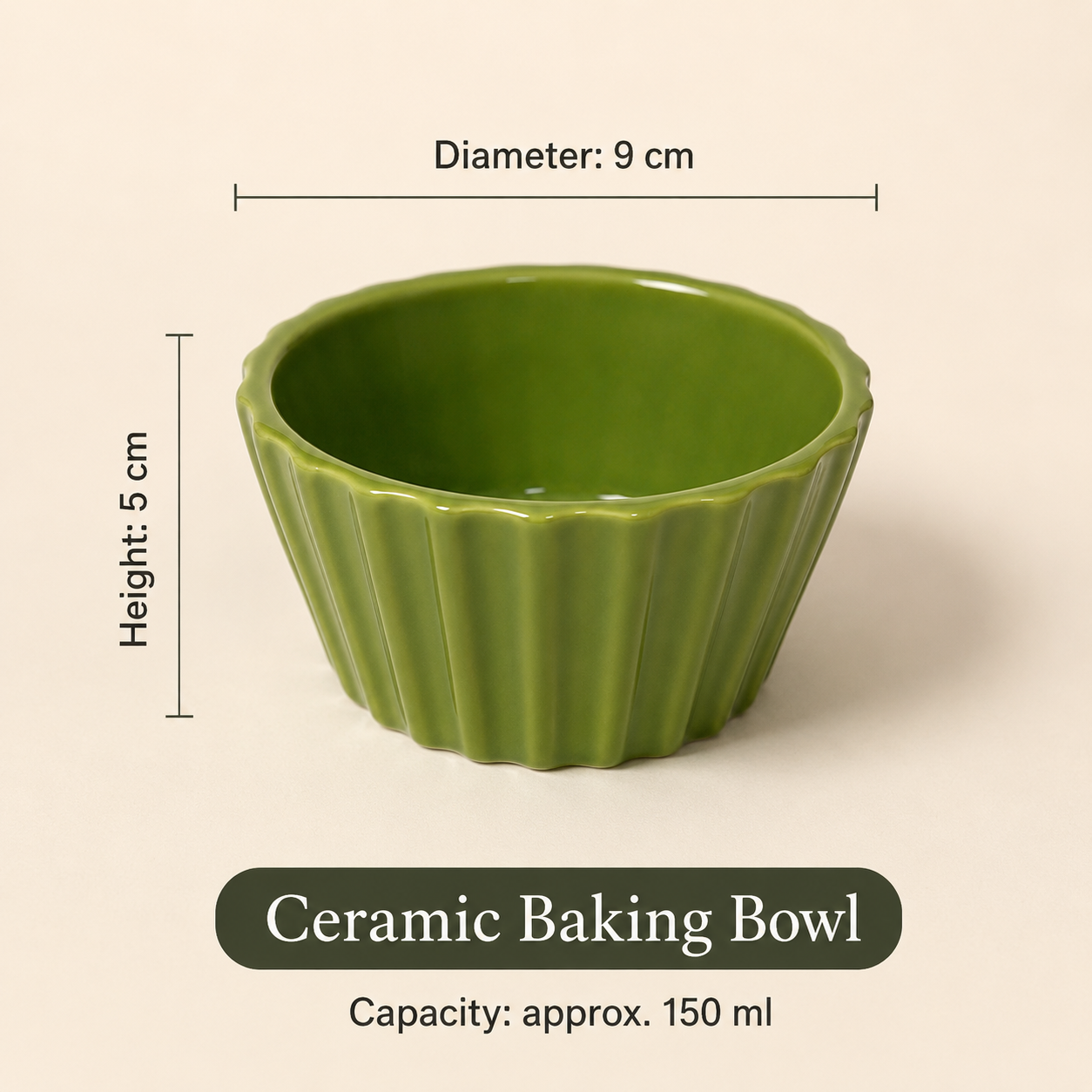 Ceramic Baking Bowl – 150 ml