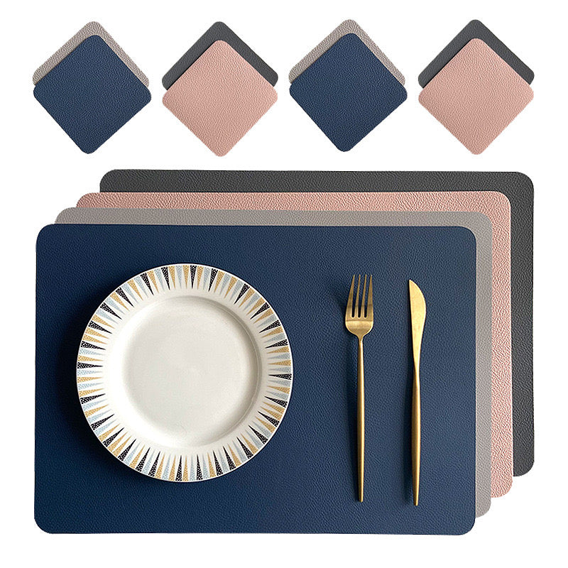 Double Face PU leather placemat