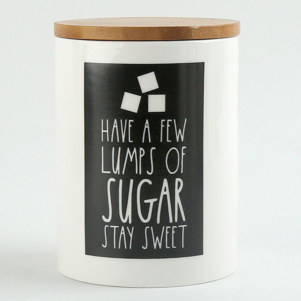 Fun Phrases Ceramic Canister Set