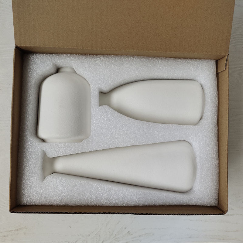 Nordic White Vases Set