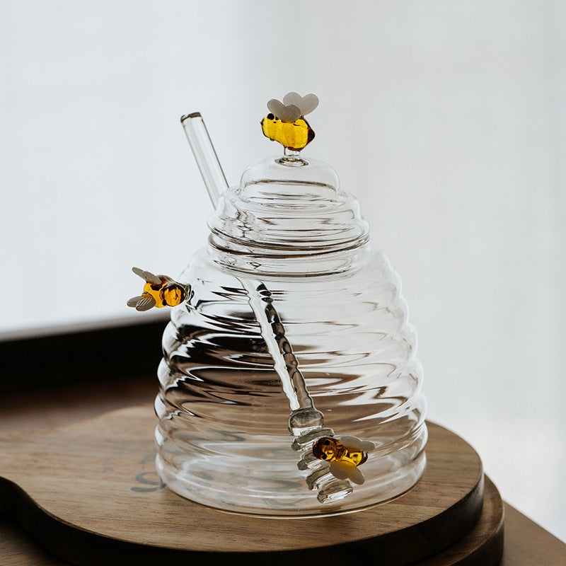 Bee Honey Pot with Spoon