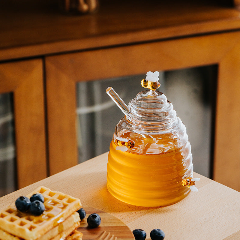 Bee Honey Pot with Spoon