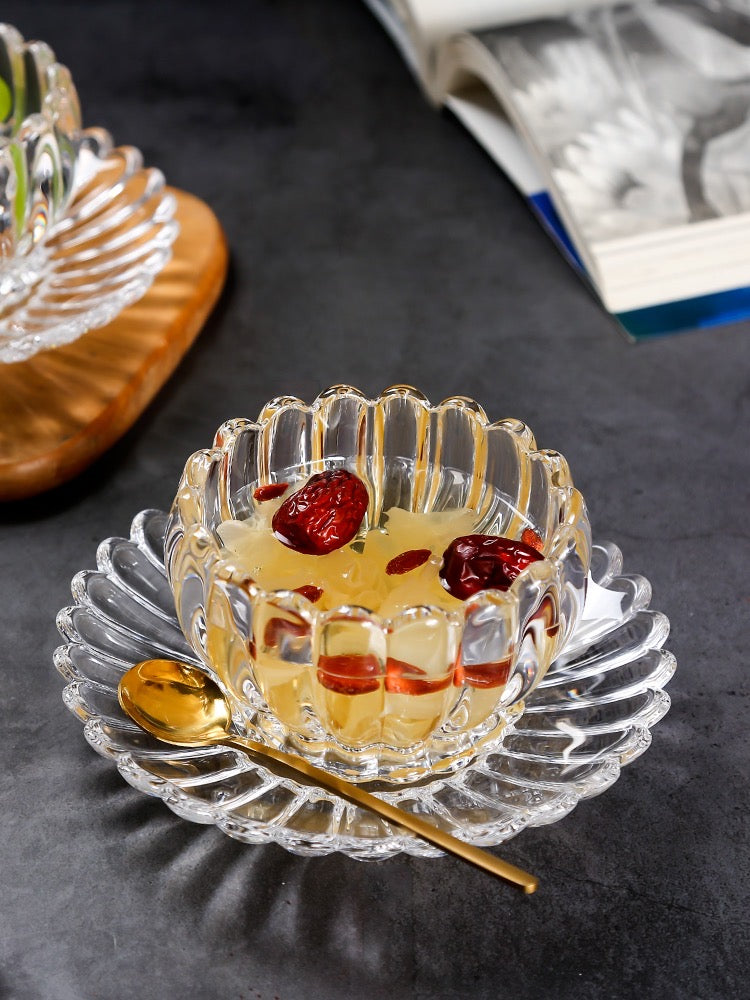 Dessert Bowl and Plate Set