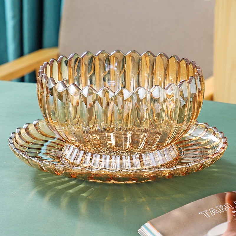 Dessert Bowl and Plate Set