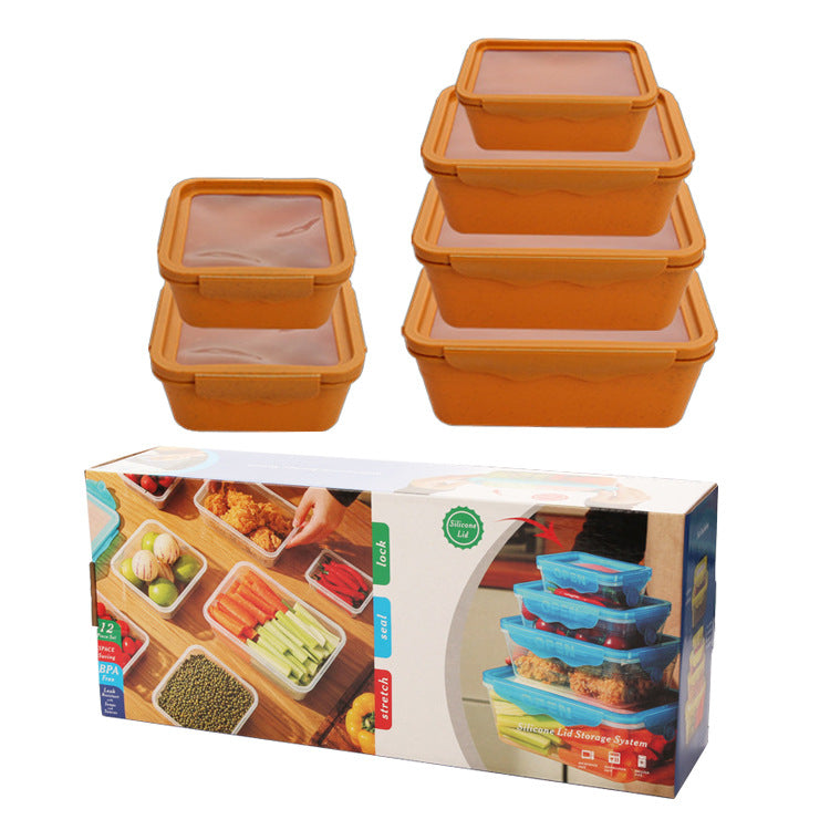 Storage Containers with Flexible Lid