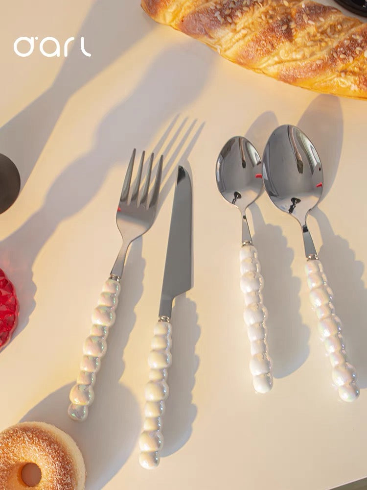 Donut Glazed 24 pieces Cutlery Set