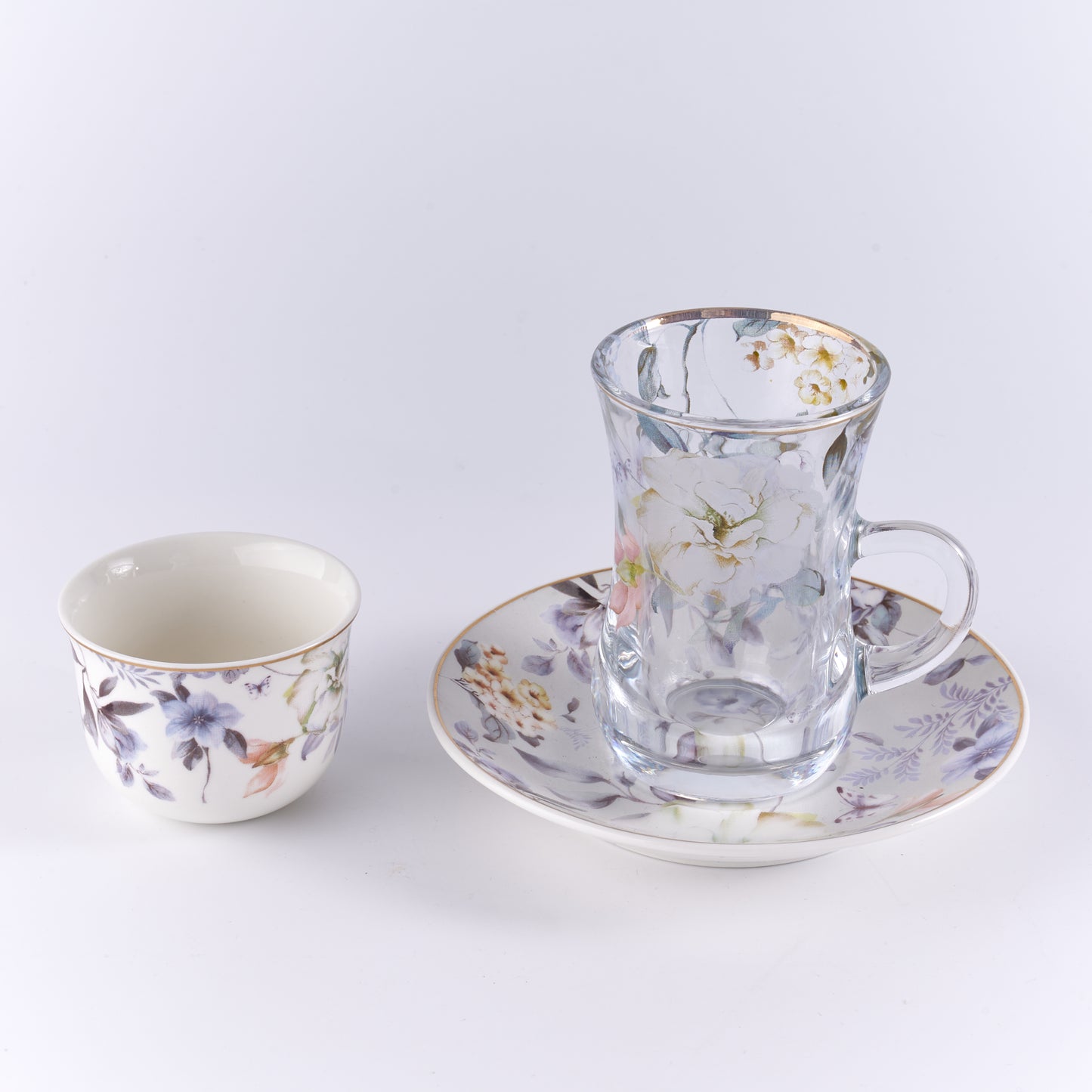 Spring Lavender Coffee and Tea Set