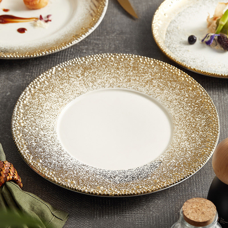 Luxurious Golden 48 Pieces Dinner Set