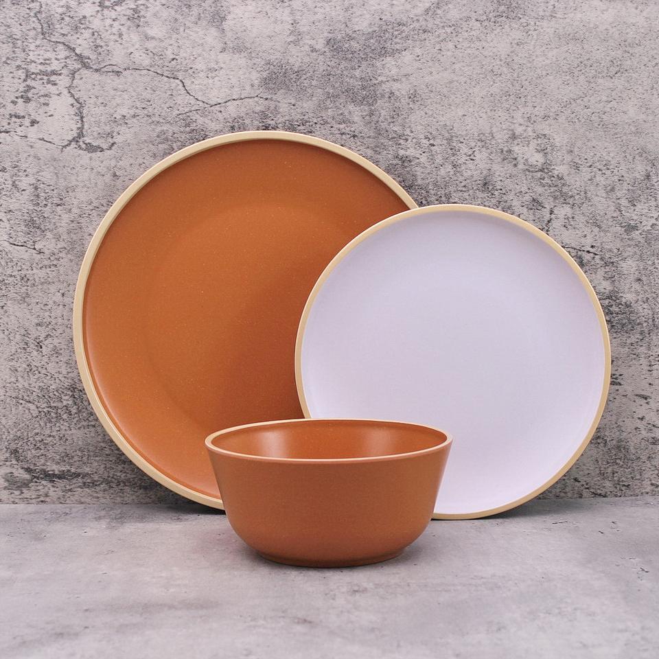 Melamine Dinner Set - Terracota