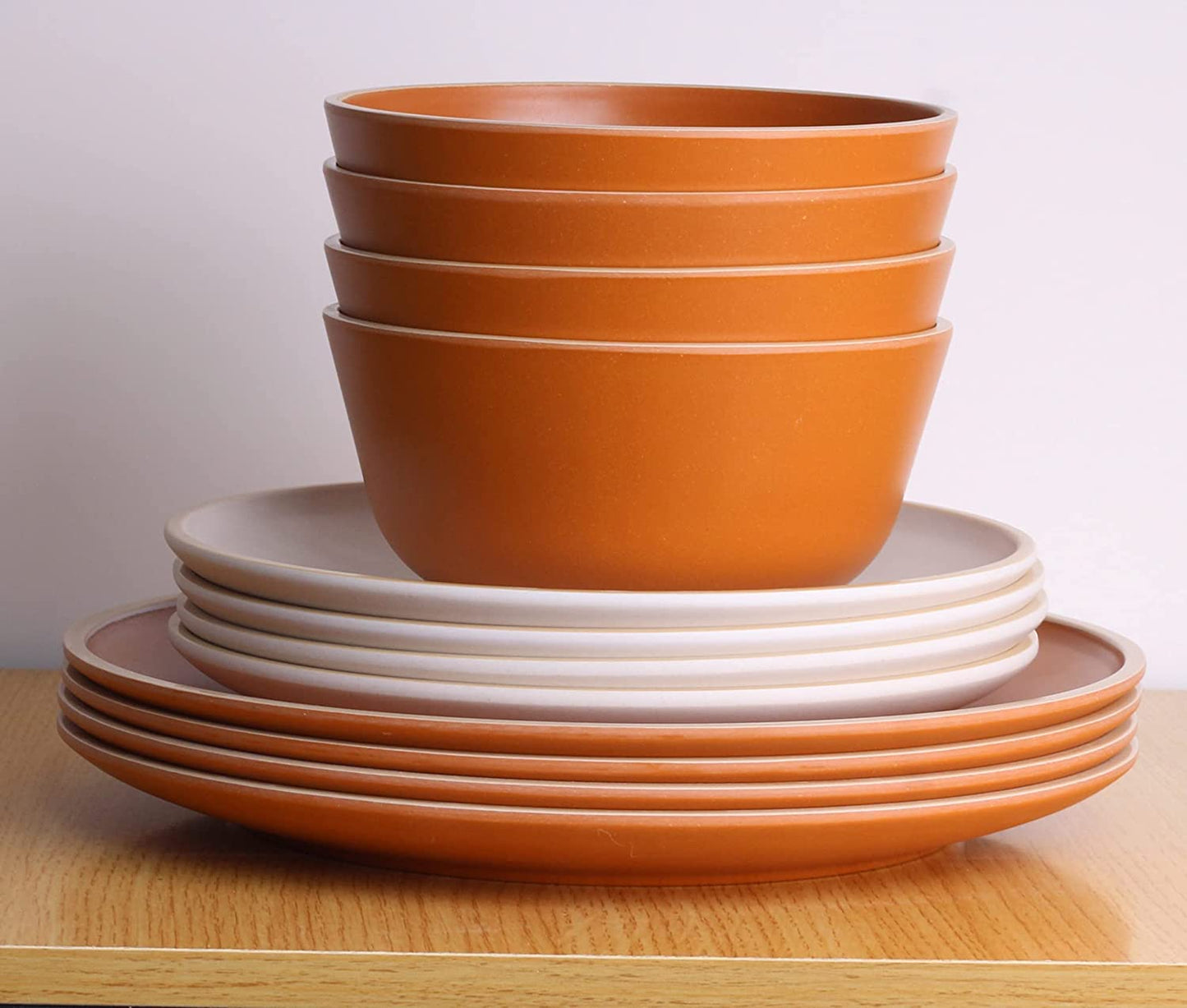 Melamine Dinner Set - Terracota