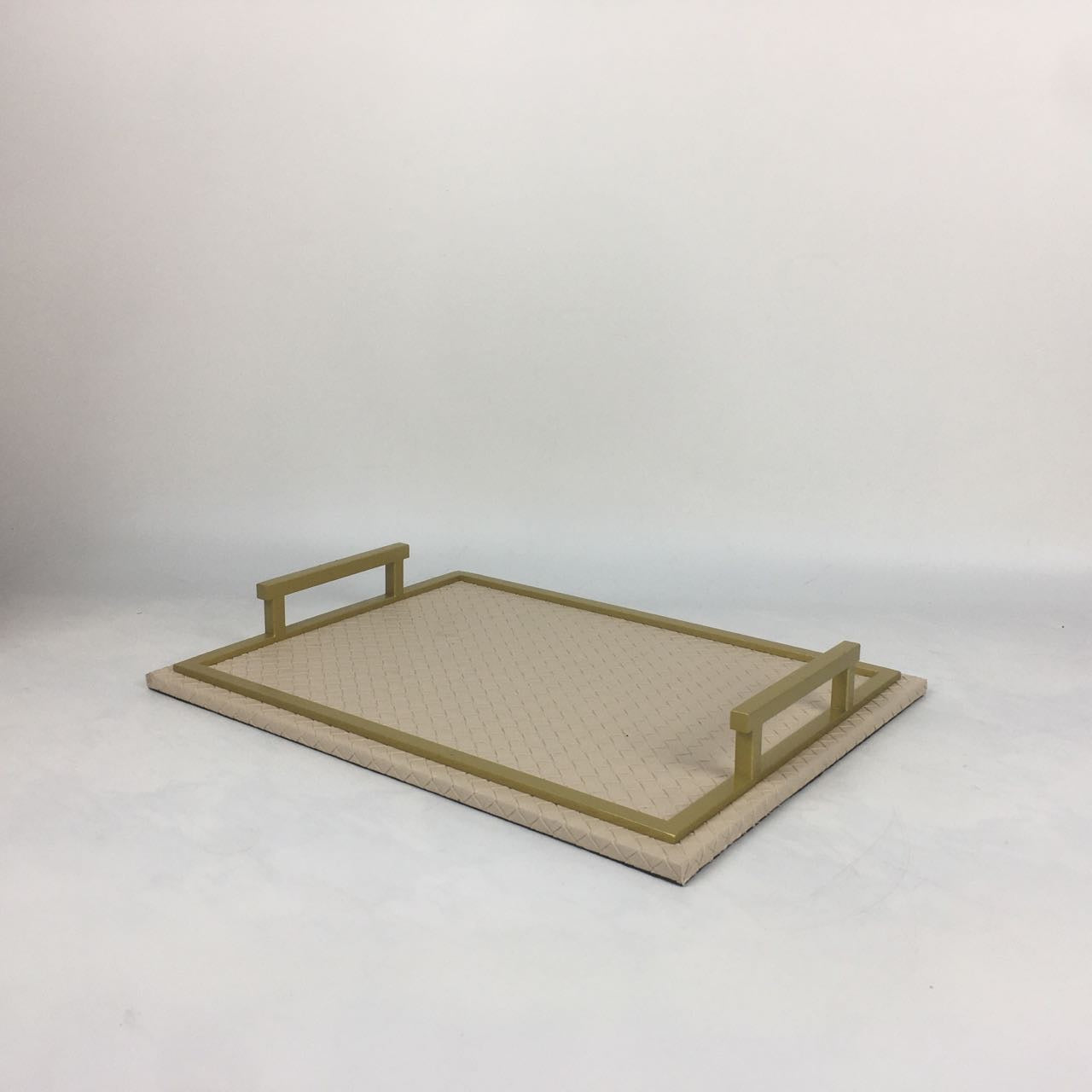 Decorative and Serving Tray Beige