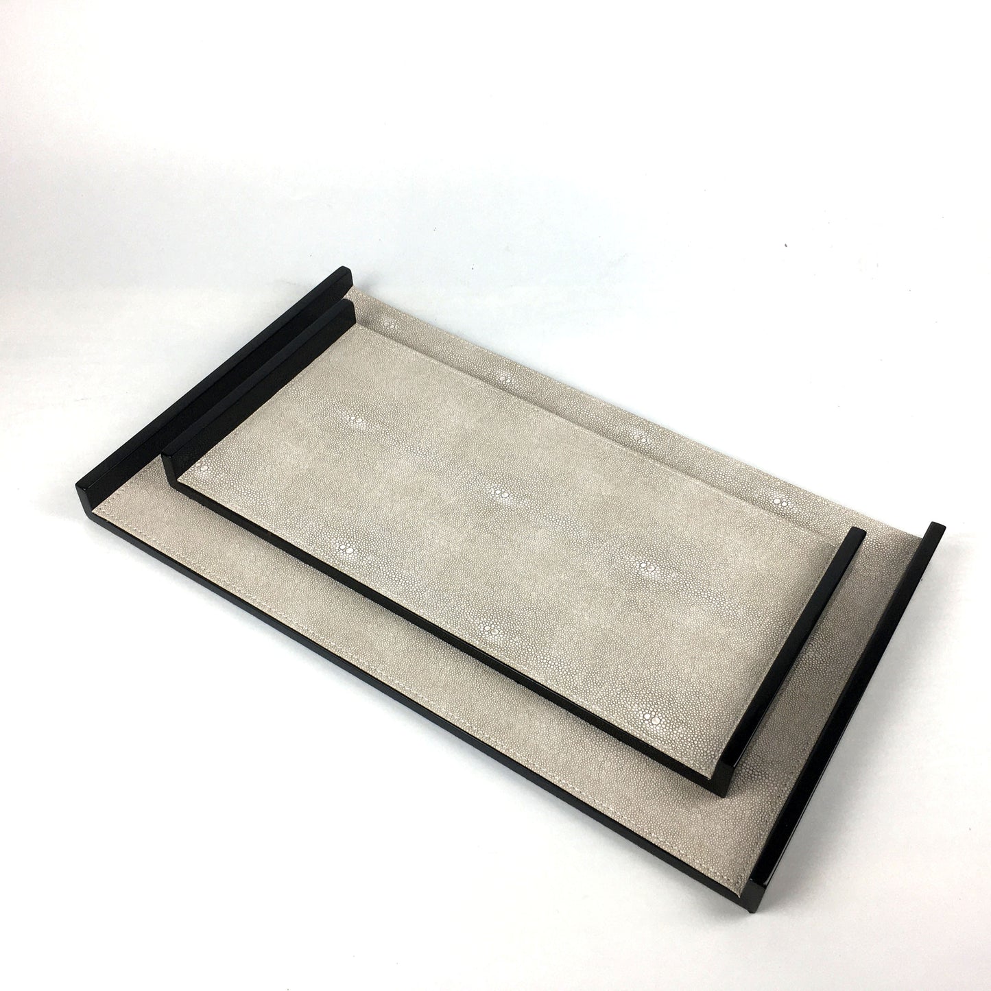 Decorative and Serving Grey Trays Set