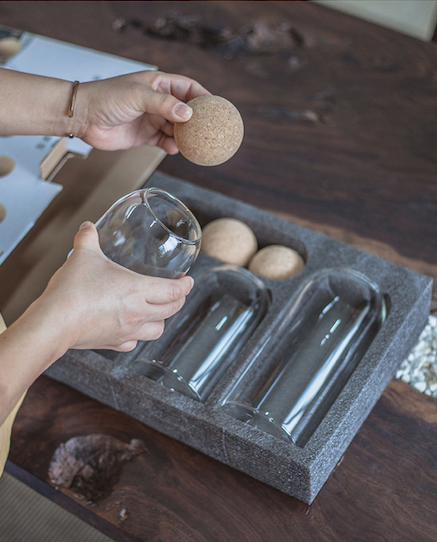 Cork Storage Jars