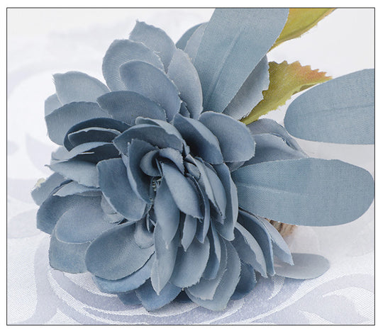 Blue Rose Napkin Holder