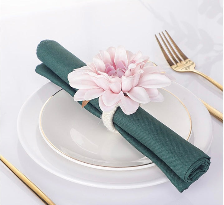 Pink Rose Napkin Holder