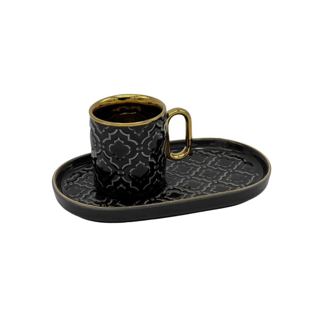 Arabian Night Coffee Cup with Plate Set